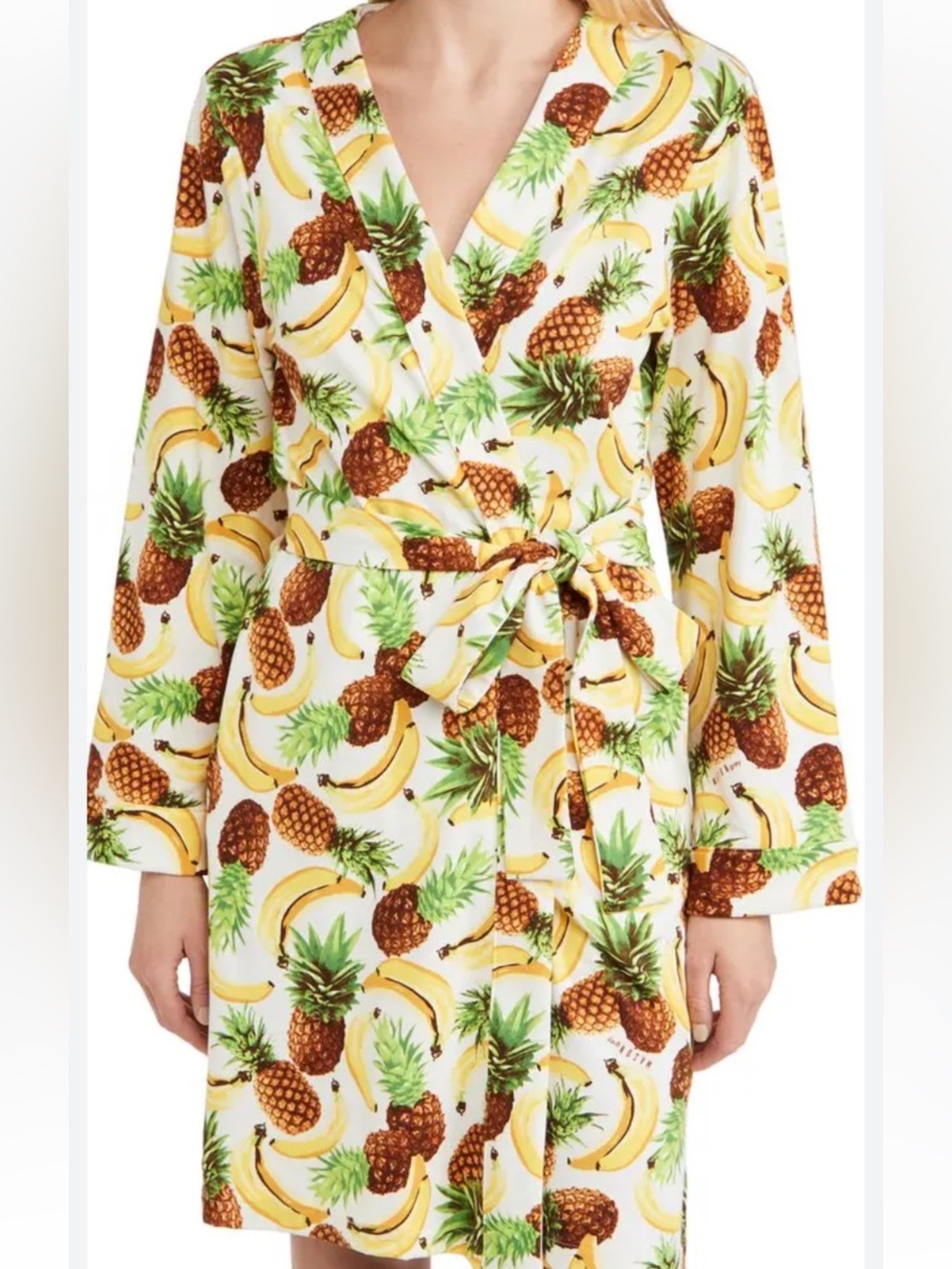 MASONgreyla short robe.  Super comfy and fun!